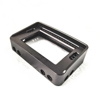 Boîtier d'instrument en plastique ABS sur mesure, finition noire mate, usinage CNC 5 axes haute précision