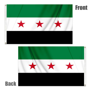 Miễn Phí Syria Cờ 3X5FT Quân Đội Syria Biểu Ngữ Nhiệm Vụ Nặng Nề Cộng Hòa Syria Cờ Nhà Sân Trang Trí Với 2 Brass Grommets - Product Image 5