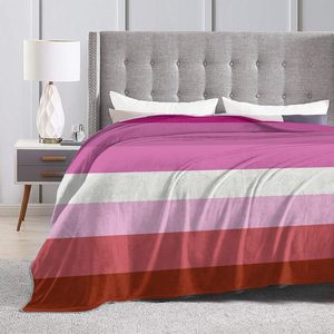 Lgbt Regenboog Trots Flanellen Deken Lederen Latex En Bdsm Trots Regenboog Vlag Variant Flanellen Sierbed Sofa Deken - Product Image 5