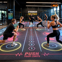 Écran LED interactif pour sol de danse, prix d'usine, installation facile, 4K HDR, dalle LED P4.81, étanche, garantie 5 ans