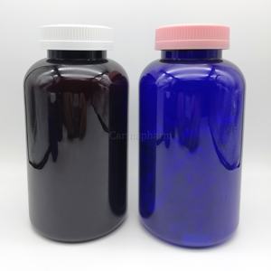 ขวดยาแคปซูลสัตว์เลี้ยงสีฟ้าขนาดใหญ่ที่มีฝา CRC 750cc - Product Image 2