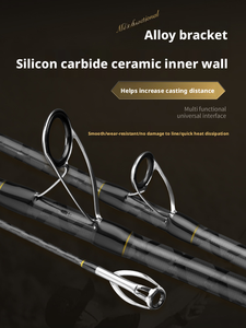 Caña de Pescar Giant Anchor Lure, XXH, Carbono, 2 Secciones, 140 cm, Ultra Resistente, para Pesca con Señuelos en Lago, Océano, Playa <span class=keywords><strong>y</strong></span> Mar - Product Image 3