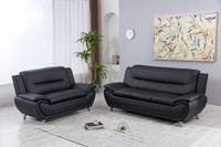Garansi Kualitas Set Sofa Seksional Kulit PU Modern Dengan Desain Bagus Untuk Pengaturan Ruang Tamu yang Fleksibel