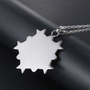 Collier avec pendentif étoile en acier inoxydable pour hommes et femmes, Design Vintage à cinq branches, bijoux cadeau SP590 - Product Image 3