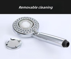 Pommeau <span class=keywords><strong>de</strong></span> <span class=keywords><strong>douche</strong></span> <span class=keywords><strong>économique</strong></span> en plastique ABS chromé à 3 fonctions - Product Image 6