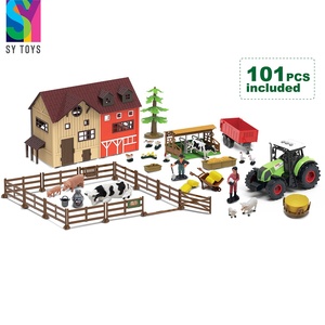 SY JOUETS Simulation Animal Logement Jeu Fermier Logement Jouet En Plastique Éducatif Apprentissage Fermier Clôture Ferme Ensemble Jouet Pour Enfants - Product Image 3