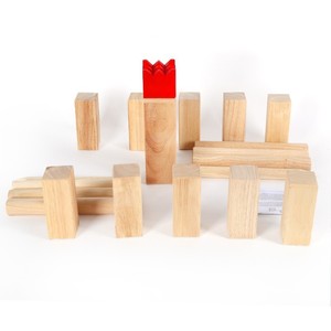 Gioco Premium di Kubb Yard Set di vichinghi scacchi Outdoor scontro lancio gioco di cantiere con custodia - Product Image 3