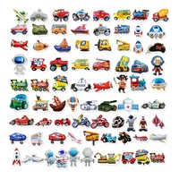 Vente en gros de film d'aluminium Mylar Ballons de dessin animé Globos voiture avion fusée feuille ballons à l'hélium accessoires