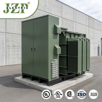 Transformateur triphasé monté sur socle à alimentation en boucle, conforme aux normes ANSI IEEE, 300, 500, 750, 1000 kVA, pour la distribution d'énergie