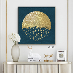 Tùy Chỉnh Tường Trang Trí Nội Thất Độ Nét Cao Vải In Vàng Hình Ảnh Nghệ Thuật Đương Đại Vẫn Còn Cuộc Sống Bức Tranh - Product Image 1