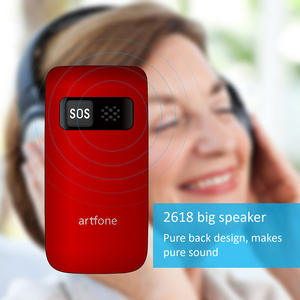 Artfone C10 2.4นิ้ว GSM Dual SIM หน้าจอคู่พับได้โทรศัพท์มือถือคนแก่ปุ่มกดสำหรับผู้สูงอายุ<span class=keywords><strong>พับ</strong></span>ได้<span class=keywords><strong>โทรศัพท์</strong></span>2G - Product Image 4