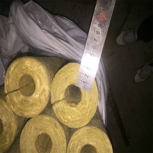 Section de tuyau en laine de roche isolante industrielle de haute qualité - Product Image 4