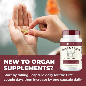 Cápsulas de Médula Ósea Deshidratada de Animales Alimentados con Pasto, Fabricación por Contrato, Antienvejecimiento, Apoyo para las Articulaciones, Etiqueta Personalizada - Product Image 6