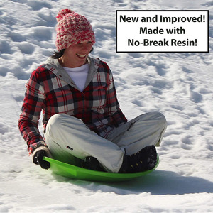 Ufo Flying Saucer <b>Disc</b> Ski Sled 64X64X7.5Cm Portable Outdoor Snow Toy For Adults And Children - Product Image 3