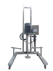 Di chuyển điện khí nén cắt cao Máy trộn mỹ phẩm chất lỏng khuấy lõi thành phần động cơ cho homogenizing nhũ hóa - Product Image 4