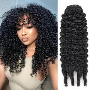 Extensioni di Capelli Umani Veri Vergini Ricci Naturali Birmani con Estremità Spesse, Tessitura a Trama, Vendita Calda dalla Fabbrica, 100% Capelli Umani - Product Image 1