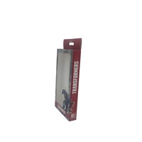 Vente en gros boîte de papier recyclable de marque personnalisée pour étui de téléphone portable boîte d'emballage avec fenêtre transparente