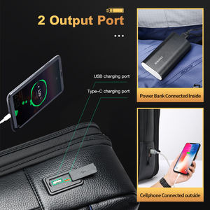 Мужской рюкзак с usb-портом для ноутбука, 15,6 дюймов - Product Image 3