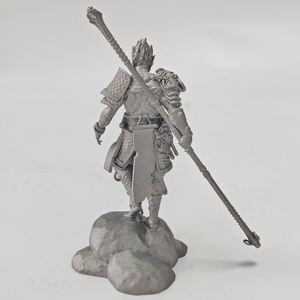 2024 nouveau Design en gros personnalisé vente chaude noir mythe Goku Statue Service d'impression en métal - Product Image 4
