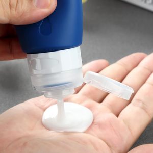 Botellas de Viaje Portátiles Ecológicas de Silicona de 90 ml, Recipientes Reutilizables a Prueba de Fugas para Artículos de Aseo, Organizador de Champú, Loción y Cosméticos - Product Image 6