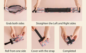 Zaino impermeabile da esterno per uomini e donne in Nylon di grande capacità borsoni da viaggio in palestra sportivi pieghevoli neri - Product Image 4