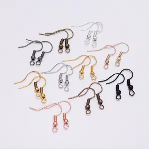 100pcs/lot 20x17mm DIY Earring Findings Earrings Clasps Hooks Fittings DIY Jewelry Making Accessories Iron Hook Earwire Jewelry