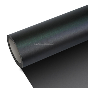 High Quality PET Diamond Black Illusion Car Wrap Air Release <b>Bubble</b> Free Full Body Vinyl - Product Image 1