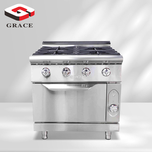 <span class=keywords><strong>6</strong></span> <span class=keywords><strong>Burner</strong></span> <span class=keywords><strong>gas</strong></span> Lò nướng bánh Pizza nướng Bếp Máy bếp nồi phạm vi - Product Image 2