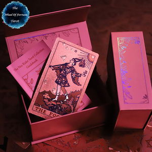 El Neo Rider <span class=keywords><strong>Tarot</strong></span> colección Rosa Original de la hoja de oro de las cartas del <span class=keywords><strong>Tarot</strong></span>, venta al por mayor - Product Image 4