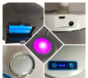 Hot Sell <strong>Desk</strong> <strong>Fan</strong> <strong>With</strong> <strong>LED</strong> Light Rechargeable Table <strong>Fan</strong> - Product Image 5