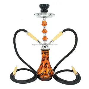 A buon mercato shisha hukka animale di vetro ferro aquila narghilè rettangolo narghilè e tubo di plastica monouso narghilè