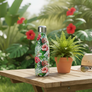 Bottiglia termica a doppia parete in acciaio inossidabile 18/10, senza BPA, 500 ml. Giardino (Ibili 758450K) - Product Image 3