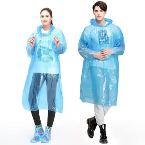 带袖子防水塑料一次性雨披的雨披