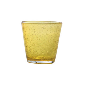 Verre à bulles jaune 30 cl H 9 cm Ø 8,6 cm M1934 - Product Image 1