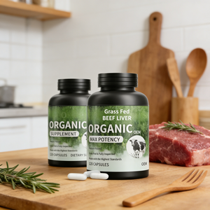 Cápsulas de Hígado de Res Halal OEM de China, Mejoran la Inmunidad, 60 Cápsulas, Alimentadas con Pasto, para Adultos - Product Image 5