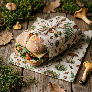 Papel de Envolver Personalizado con Recubrimiento de PE, Impermeable y Antigrasa, para Sándwiches, Bocadillos, Pollo, Hamburguesas, Galletas, Chocolate, Grado Alimenticio OEM - Product Image 1