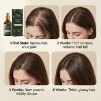 Sérum Capillaire Croissance Cheveux aux Extraits Naturels de Plantes, Peptides, Biotine et Romarin pour Cheveux Fins – Traitement du Cuir Chevelu – Marque Privée, Vente en Gros, Personnalisé