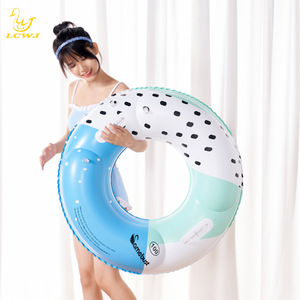 LCE2021 2 Bouées de bain gonflables pour adultes unisexes en PVC 0,22 mm pour piscine, plage, parc aquatique - Product Image 1