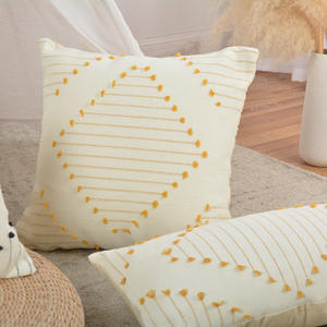 Hemo <b>Tufted</b> Bohemian Throw Pillow Rectangle Geometric Pattern Washable Decorative <b>Cushion</b> For Bedroom Home Sofa Car - Product Image 2