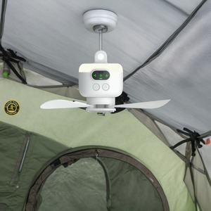 Ventiladores de Techo Desmontables con Control Remoto, 8000 mAh, Precio al por Mayor, Ventilador de Techo Portátil con Motor Silencioso sin Escobillas y USB - Product Image 1