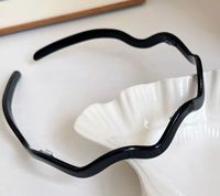 Serre-tête en acétate minimaliste JingLan, orné de paillettes, en forme de U, finition brillante, couleur personnalisée, fait main, élastique, léger, écologique, haute qualité