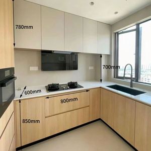 Gabinete de Cocina de Estilo Minimalista para Almacenar y Usar Utensilios de Cocina - Product Image 1