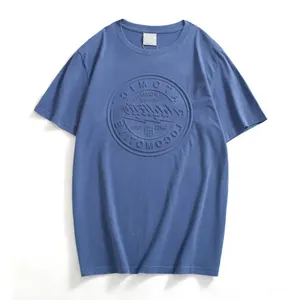 OEM Kleidung GSM Heavy Cotton Tee Benutzer definierte Logo Druck 3D geprägte T-Shirts