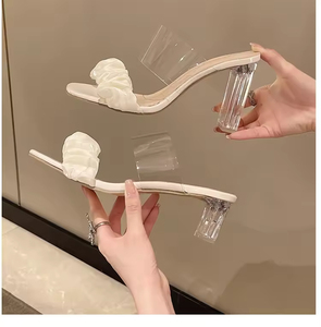 Chaussures unisexes à talon chat en cuir de vache véritable ajouré, style 2026, confortables, à bout pointu et à talon bas - Product Image 6