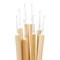 Bâtonnets de coton en bambou pour greffe de cils, démaquillage des faux cils, nettoyage de la colle à cils, petits bâtonnets de coton pour tatouage - Vente en gros