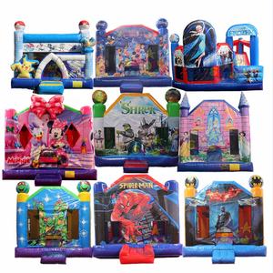 Commerciale gonfiabile congelato combo moonwalk bouncer gonfiabile scivolo con <span class=keywords><strong>Elsa</strong></span> e <span class=keywords><strong>Anna</strong></span> - Product Image 6