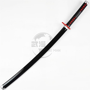 Espada Nichirin de Kyojuro <span class=keywords><strong>Rengoku</strong></span> de 40.1 Pulgadas, Réplica de Cosplay de Flame Hashira con Protector en Forma de Fuego - Product Image 5