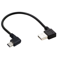 Cable de Carga y Sincronización de Datos Micro-USB Macho de Alta Velocidad de 20 CM con 5 Pines de Cobre Estañado para Teléfonos Móviles y Dispositivos Android