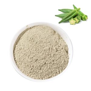 無料サンプルオクラ抽出物供給100% 純粋な天然オクラ粉末 - Product Image 1