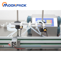 Machine de remplissage de liquides Moonpack MP-4H1200, pompe péristaltique pour parfum et jus, remplisseur multi-têtes pour eau avec machine de remplissage